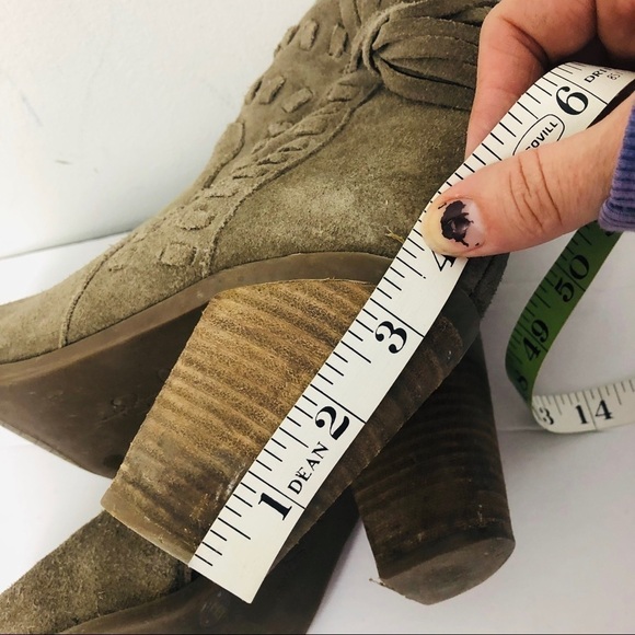 Jessica Simpson Tan suede boots size 8.5M - Picture 5 of 7
